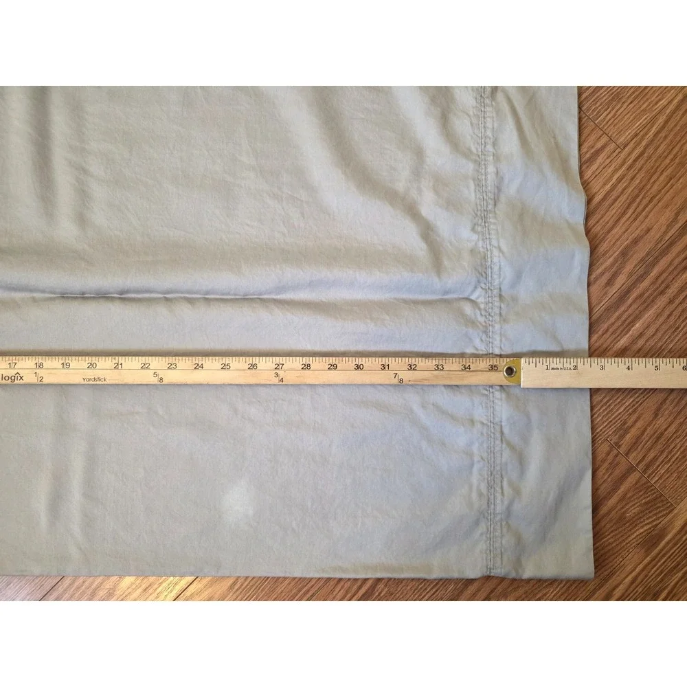 Sleep Number Pillowcases King Size (2) Gray Color Sateen Cotton Lyocell Soft EUC